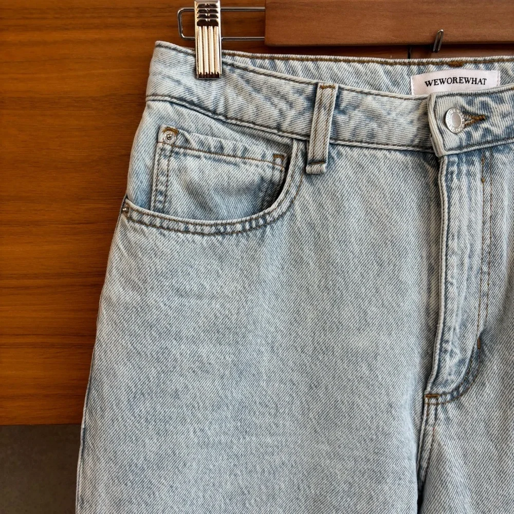 WeWoreWhat Streight Leg Jeans, Size 28 - Picture 4 of 11